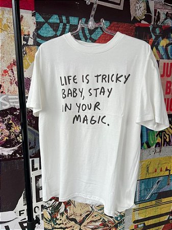 T-shirt Life Is Tricky Off White