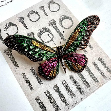 Broche Borboleta Colors