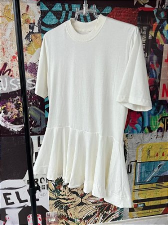 Blusa Peplum Off White