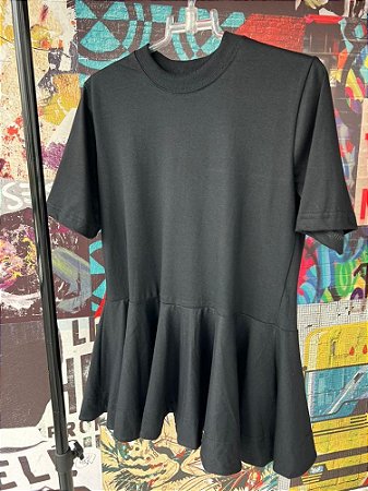 Blusa Peplum Preta