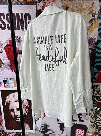 Camisa Simple Life Verde Claro