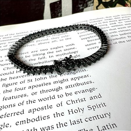 Pulseira Riviera Três Pontas Grafite