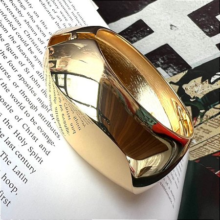 Bracelete Ondas Dourado