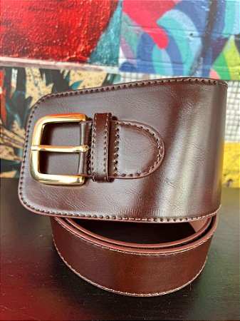 Cinto Faixa Assimétrico Café