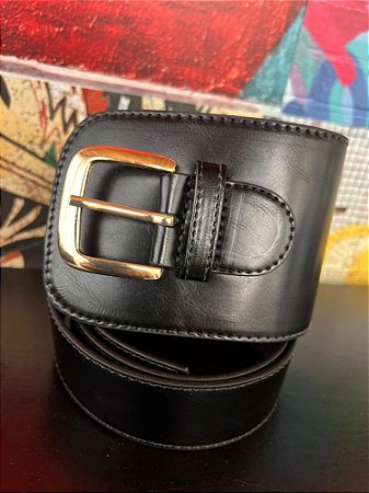 Cinto Faixa Assimétrico Preto