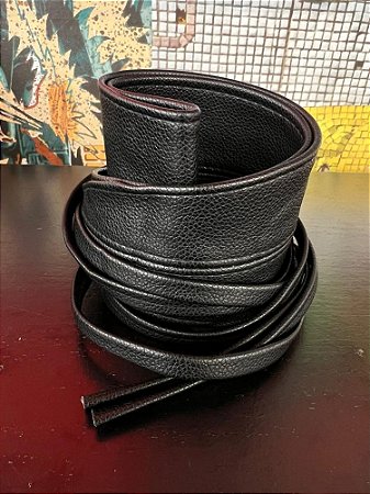 Cinto Obi Faixa Fina Preto