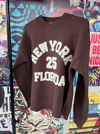 Blusa Tricot New York Marrom