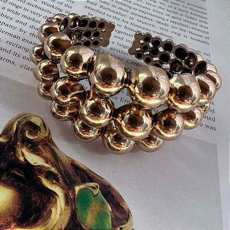 Bracelete Esferas Dourado
