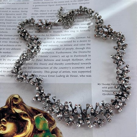 Colar Pinos Shine Grafite