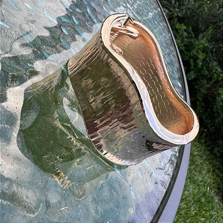 Bracelete Orgãnico Riscas Dourado