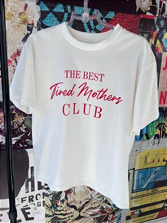 T-shirt Tired Mothers Off White