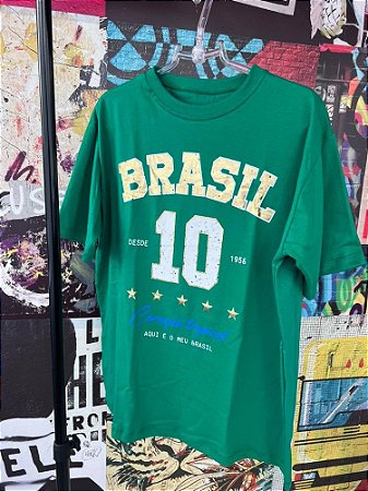 Maxi T-shirt Brasil Verde