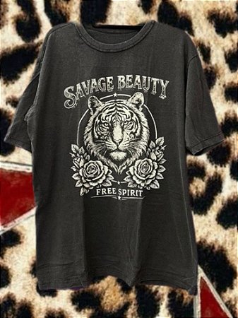 Maxi T-shirt Savage Beauty Chumbo
