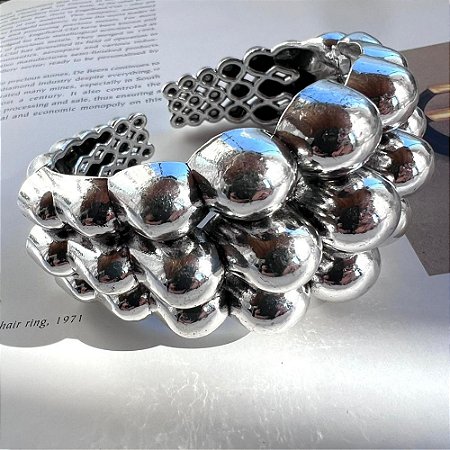 Bracelete Esferas Prateado