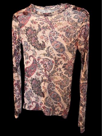 Blusa Segunda Pele Paisley Off
