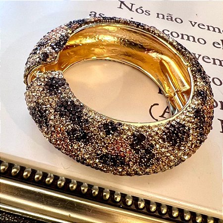 Bracelete Cristais Onça
