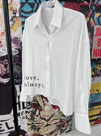 Camisa Love Always Branca