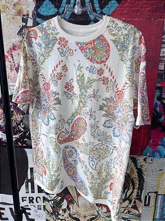 T-shirt Paisley Off White