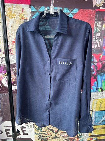 Camisa Lovely Marinho