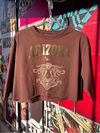 Cropped Arizona Marrom