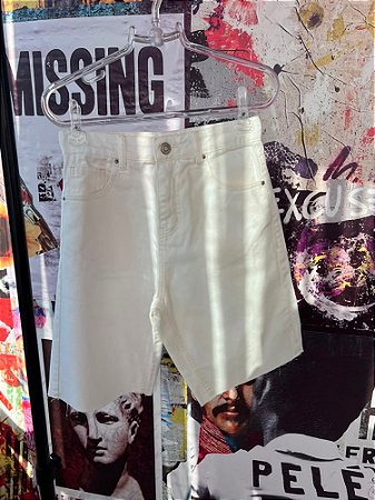 Bermuda Jeans Off White
