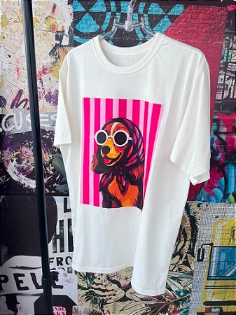 Maxi T-shirt Cocker Off White