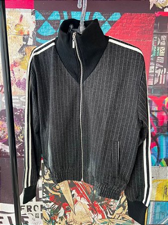 Casaco Risca Giz Preto