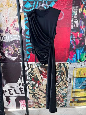 Blusa Drapeado Preto