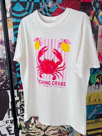 Maxi T-shirt Crabs Off White