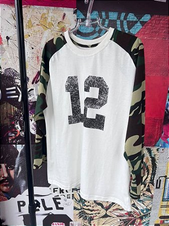 T-shirt Raglan Camuflada