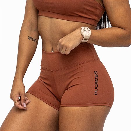 Shorts Power Caramelo
