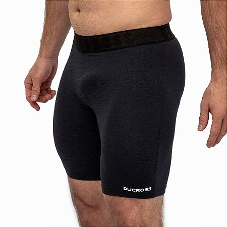 Bermuda Lycra Masculina Preta