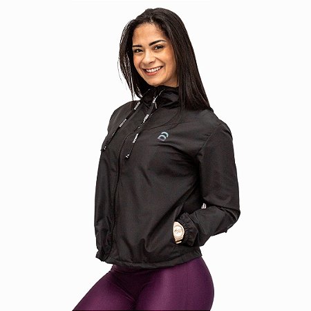 Corta Vento Feminino Preto