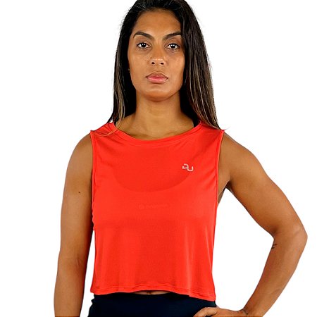 Regata Cropped Run Laranja
