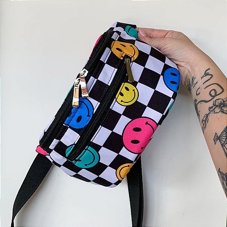 Pochete Quadriculada Smile