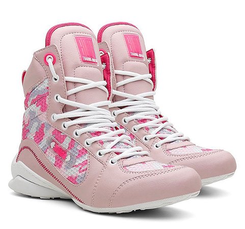 Boot Training Rosa Camuflada