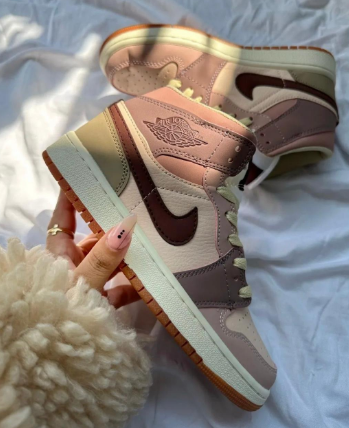 Nike jordan 1 Mid se dark pony smoky mauve / Linha exclusiva