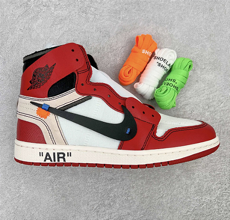 Air Jordan 1 High X OFF WHITE ''CHICAGO'' Linha exclusiva