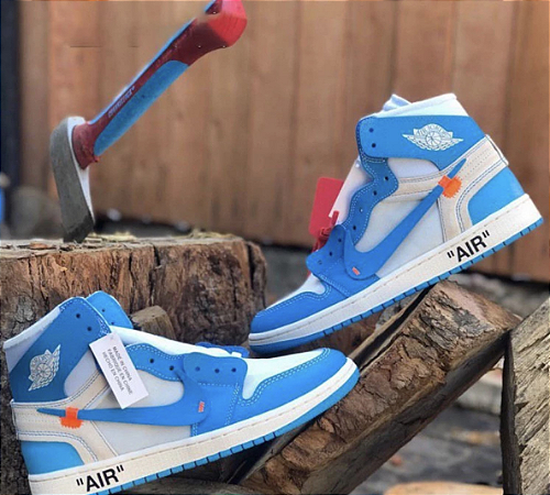 jordan 1 off white unc wallpaper