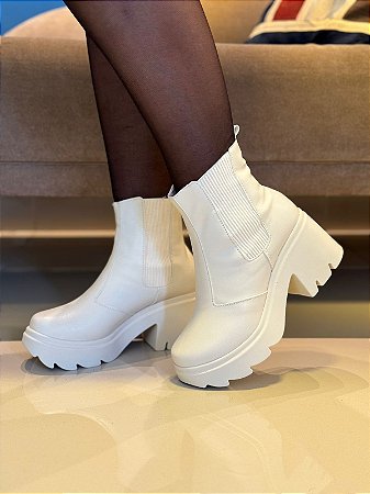 Coturno Eloá Off White