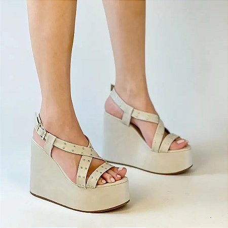 Anabela Giselly Off White