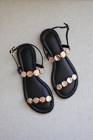 Rasteira Carla Preta