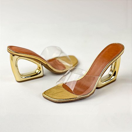 Tamanco Milena Dourado