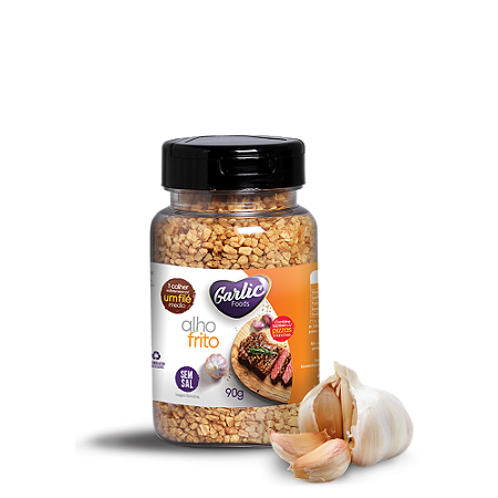 Alho Frito (Flip Top) Vegano 90g Sem Glúten