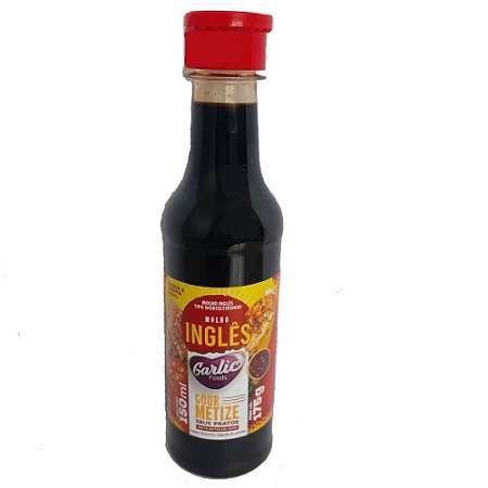Molho Inglês 150ml Saboroso Saudável Culinária Especial Sem Glúten