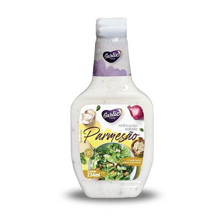 Molho Salada Parmesão Garlic Foods Sem Glúten 234ml