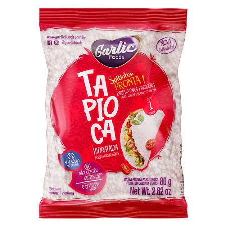 Tapioca Hidratada 1kg Soltinha Saudável Prática Saborosa Sem Glúten