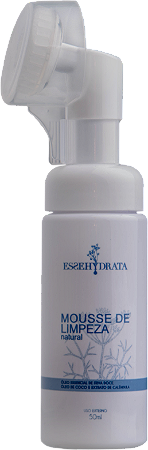 Novo Mousse de Limpeza Facial Essehydrata com esponja aplicadora