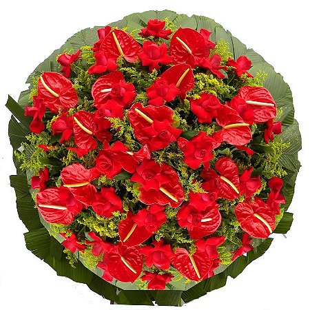 7 - Coroa de Flores para Velório - Amor Eterno