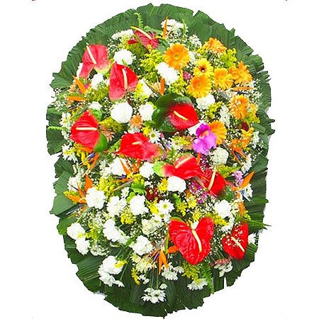 Coroa de Flores para Velório - Saudade